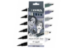 Feutres Aqua Brush Duo Lyra, 6 tons gris - Feutres à alcool : des couleurs intenses et des dégradés sans traces – 10doigts.fr