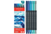Feutres brush FIBRALO "Marine" - Feutres pinceaux : précision et souplesse pour dessiner – 10doigts.fr