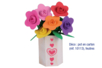 Fleurs en caoutchouc mousse - Kit pour 6 fleurs - Kits fête des mères – 10doigts.fr