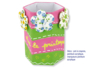 Fleurs adhésives en tissu imprimé - 8 fleurs - Motifs en tissu molletonné – 10doigts.fr
