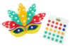 Formes Carnaval + gommettes - masques - Kits créatifs Carnaval – 10doigts.fr