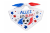foulard bleu blanc rouge - Coton, lin - Textiles – 10doigts.fr