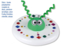 Frisbee à décorer - Supports de Coloriages – 10doigts.fr
