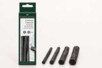 Fusain naturel Pitt Ø 9–15 mm - 4 pièces - Crayons graphite et mines pour le dessin – 10doigts.fr
