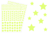 Gommettes étoiles phosphorescentes - 276 pcs - Décorations étoiles – 10doigts.fr