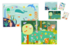 Gommettes + 2 décors : 2 Thèmes (mer et forêt) - Kits créatifs avec gommettes : le plein d’idées pour les petits artistes – 10doigts.fr