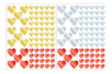 Gommettes coeurs métallisés -  150 pcs - Gommettes cœur : cœurs adhésifs pour vos activités créatives – 10doigts.fr