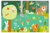 Gommettes “Les animaux de la forêt” + décor - Kits créatifs avec gommettes : le plein d’idées pour les petits artistes – 10doigts.fr