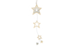 Suspension étoiles en bois ciselé - Objets en bois Noël – 10doigts.fr