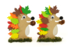 Herissons Automne Bricolages enfants - Activités manuelles Automne – 10doigts.fr