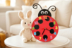 Horloge coccinelle - Gommettes Alphabet, messages – 10doigts.fr