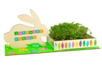 Kits 6 jardinières lapin + cresson à planter - Kits activités Pâques – 10doigts.fr