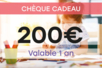 Chèque cadeau 200€ - Chèques Cadeaux – 10doigts.fr