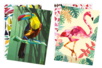 Kit 2 tableaux gommettes au numéro : Toucan et Flamant rose - Kits créatifs avec gommettes : le plein d’idées pour les petits artistes – 10doigts.fr