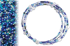 Kit bracelets farandole de perles en camaïeu de bleus - Tutos Fête des Mères – 10doigts.fr