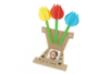 Kit cartes tulipes - 6 cartes - Kits fête des parents – 10doigts.fr