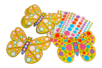 Kit papillons en carte forte + gommettes - 6 pièces - Kits créatifs avec gommettes : le plein d’idées pour les petits artistes – 10doigts.fr