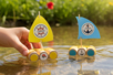Kit petits bateaux qui flottent - 4 pièces - Kits clés en main – 10doigts.fr