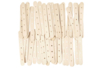 Bâtons en bois avec trous - Bâtonnets, tiges, languettes – 10doigts.fr