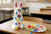 lapin poly peinture enfant* - Polystyrène - Supports à décorer – 10doigts.fr