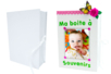Coffret souvenirs de naissance en carton blanc - Boîtes en carton – 10doigts.fr