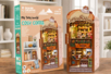 Maquette 3D lumineuse - "Le café" - Maquettes en bois – 10doigts.fr
