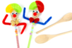 Marionnette clown avec une cuillère en bois - Tutos Carnaval – 10doigts.fr