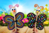 Marionnette papillon avec une cuillère en bois - Petits bricolages – 10doigts.fr