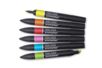 Marqueurs Alcool Promarker — 6 Couleurs Tons Vibrants | 10doigts - Feutres à alcool : des couleurs intenses et des dégradés sans traces – 10doigts.fr