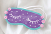 Masque de sommeil à décorer - Coton, lin – 10doigts.fr