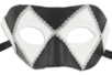Masque vénitien rigide forme "loup" - Masques – 10doigts.fr