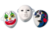 Masques blancs à décorer - Tailles au choix - Masques – 10doigts.fr