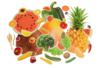 Mega set 150 fruits et légumes réalistes en carte forte  - Kits éducatifs : le plaisir d'apprendre par la manipulation – 10doigts.fr