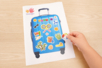modèle valise à imprimer activité vacances - Activités manuelles Été – 10doigts.fr
