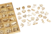 motifs en bois scrapbooking - Déco en bois brut – 10doigts.fr
