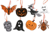 Cartes à gratter thème Halloween + accessoires - 8 formes - Cartes à gratter, à poinçonner – 10doigts.fr