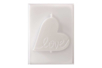 Moule thermoformé pour bougie - Cœur "LOVE"  - Moules pour bougies - Bougie – 10doigts.fr