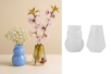 Moules vases en silicone - 2 formes - Moules pour plâtre, savon, béton ... – 10doigts.fr