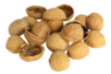 Demi coquilles de noix - 50 pièces - Fleurs séchées, pommes de pin – 10doigts.fr