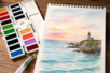 palette aquarelle L'assortiment Floral - Couleurs aquarelle – 10doigts.fr