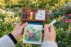 Palette aquarelle nomade  - Couleurs aquarelle – 10doigts.fr