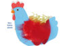 Corbeilles poules - Set de 6 - Kits activités Pâques – 10doigts.fr