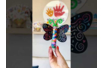 papillon carte à gratter - Activités manuelles animaux : nos idées créatives pour les enfants – 10doigts.fr