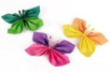Feuilles unies pour Origami - Forme ronde - Papiers Origami – 10doigts.fr