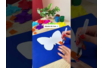 peinture papier crépon papillon - Activités manuelles Printemps – 10doigts.fr