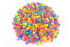 Perles à repasser XL couleurs fluo - 1000 perles - Perles à repasser 1 cm – 10doigts.fr