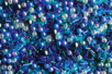 Rocailles en camaïeu de bleu - 7000 perles - Perles de rocaille - 10doigts.fr