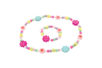 perles en bois collier bracelet parure - Bijoux et porte-clés à fabriquer pour la fête des Mères – 10doigts.fr