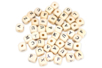 Perles alphabet en bois - 100 perles - Perles Alphabet – 10doigts.fr