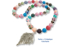 Perles rondes Millefiori - 50 perles - Perles Pâte polymère – 10doigts.fr